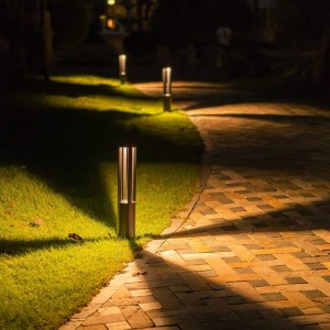 ចង្កៀងម៉ូដខាងក្រៅ សណ្ឋាគារ Villa Landscape Pillar Post Garden LED Bollard Light