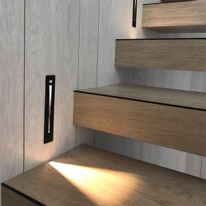 ចង្កៀងជញ្ជាំងទំនើប Recessed led Step Light Indoor outdoor side staircase led stair wall light