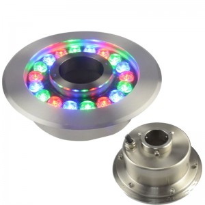 ពន្លឺខ្ពស់ពណ៌តែមួយ RGB fountain led light fountain pump light waterproof IP68 អំពូល LED ស្រះ