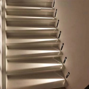ចង្កៀងជញ្ជាំងទំនើប Recessed led Step Light Indoor outdoor side staircase led stair wall light