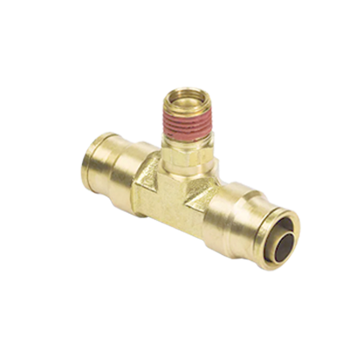 1872S Swivel Male Branch Tee DOT push in Push To Connect Fittings