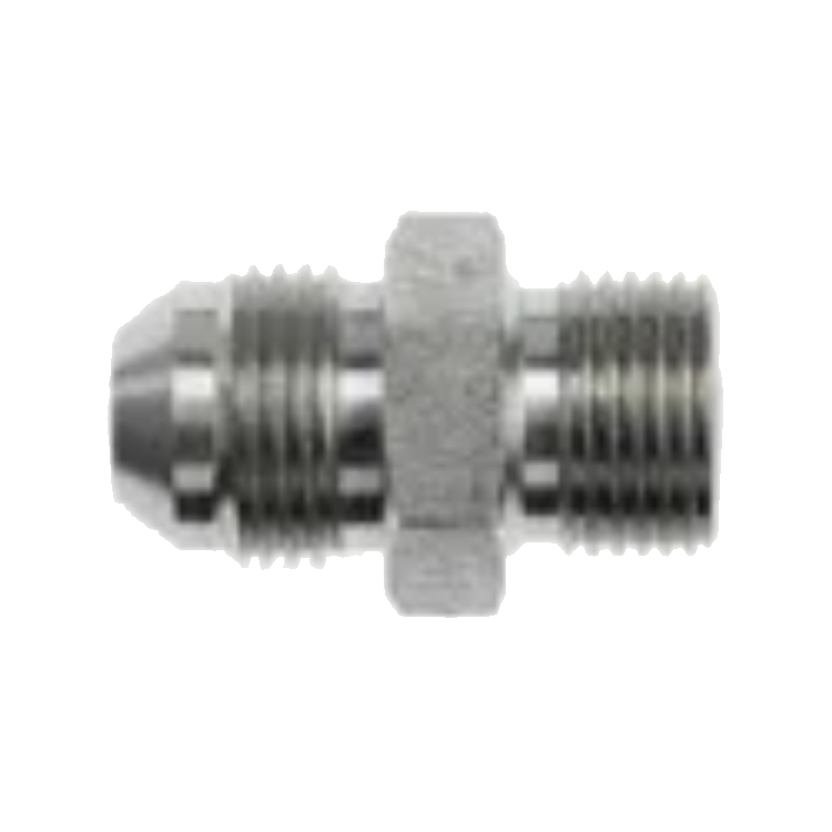 7005-S série MJ-MM Heavy Metric (double usage) MALE JIC SAE 37 DEGREE FLARE International Fittings fer adaptateurs