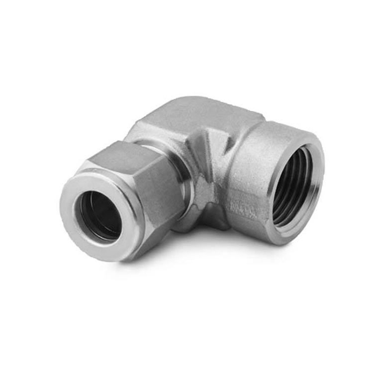 DLF Female Branch Tee Stainless Steel Compression Instrumentation Tube Fittings