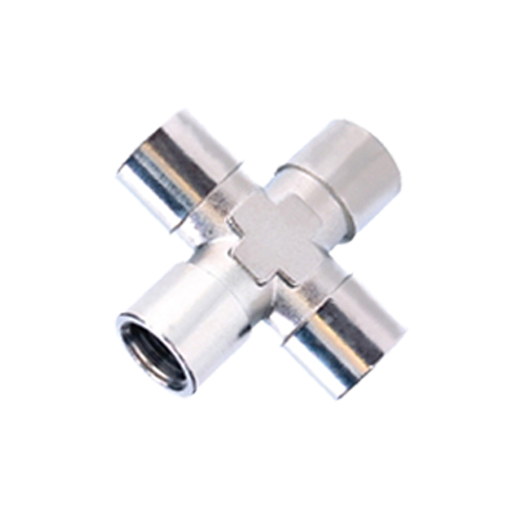 E950 Female Cross Euro Nickel Plated Brass Pipe Fittings & Adapter