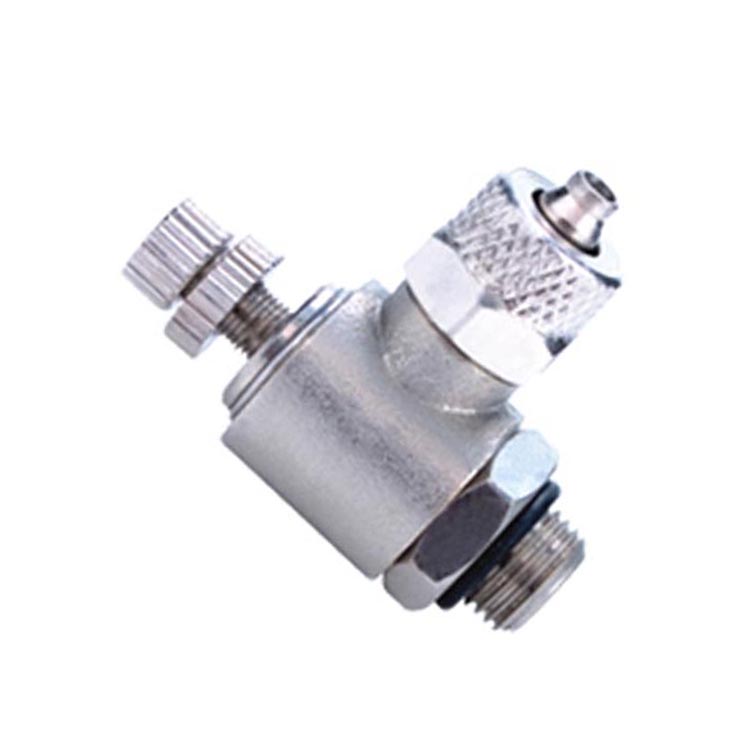 RVMO Flow Controller Nickel-Plated Brass Rapid Tube Adapter Fittings