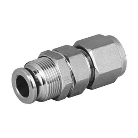 SUDBH Union With Compression Bulkhead Stainless Steel Push In Adapter Push To Connect Fittings