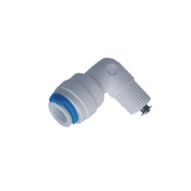 WLC Male Elbow With Check Valve Water Treatment Push in Fittings