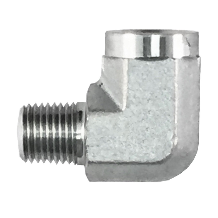 9002 Series MBSPT-FBSPT 90° Elbow MALE BSPT (R) International Fittings iron Hydraulic adapters