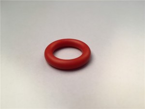 AS568 Црвени силиконски О прстени заптивки со ниска температура