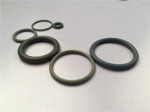 Verde de goma a prueba de calor del anillo o de Viton con la gama de temperaturas de trabajo amplia
