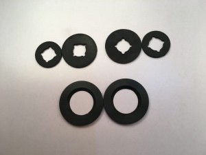 Industriële ronde rubberen ringringen voor verschillende bouten, moeren, slangfittingen