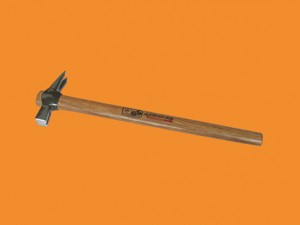 Молоток американського типу з двоколірною TPR/дерев’яною ручкою