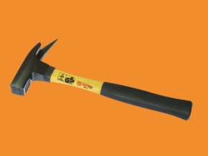 Cureya Amerîkî Claw Hammer bi destikê TPR-rengê Dual / Destê dar