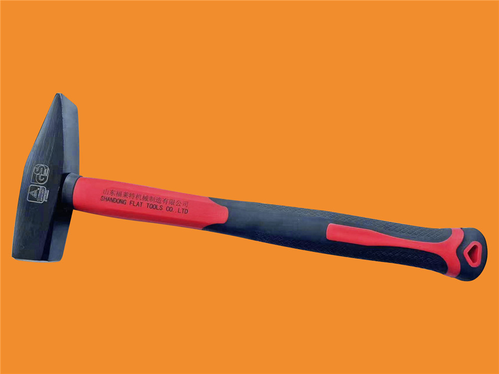 Машиністський молоток німецького типу з пластиковою ручкою TPR/дерев’яною ручкою Представлене зображення