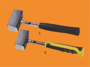 I-Germany thayipha i-Stoneing Hammer ene-Dual color TPR isibambo / isibambo sokhuni