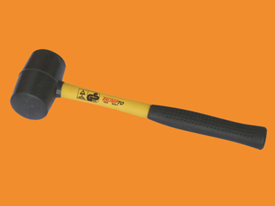 Rubber Mallet with plastic handle/Wood handle