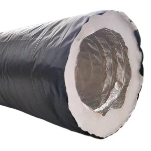 Aluminium foil acoustic air duct