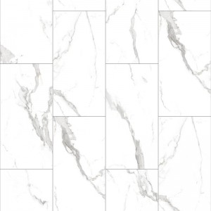 Waterproof Click Lock Marble Design Tile 4.5-6.0mm SPC Rigid Core Flooring