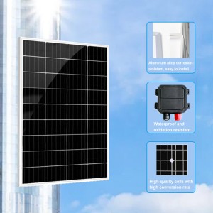 PV moodul suure tõhususega OEM 80W päikesepaneel