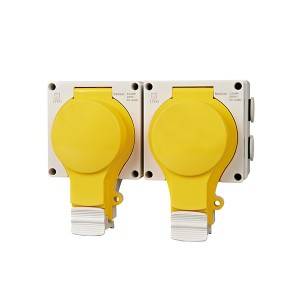 Fast delivery Surface Mounted Plug Socket - New IP66 Series 2 Gang Socket Empty Shell ADLN66-2ES – Feilifu