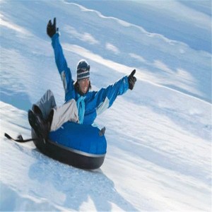 100 cm Rahat Sert Tabanlı Şişme Kar Tüpü Kızak Çim Kayak Tüpü
