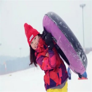 سلیڈنگ کے لیے 90 سینٹی میٹر ہارڈ باٹم کمرشل ہیوی ڈیوٹی PVC Inflatable Snow Tube