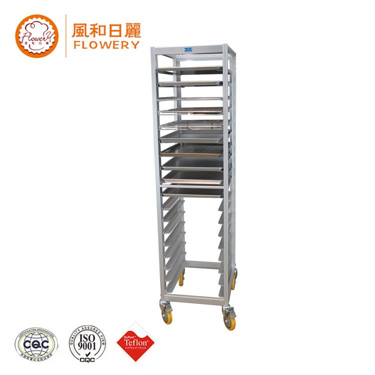 Chinese wholesale Bakeware - Factory supply stainless steel bakery rack trolley cart – Bakeware