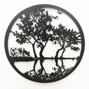 China Wholesale Metal Wall Art Online Factory - Metal Home Decor Landscape Drawing Art Design Wall Decoration Wall Hanging – Flying Sparks