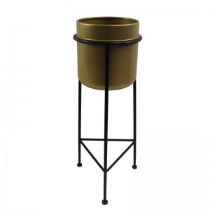 Metal Craft Fine European Style Iron Flower Pot Stand and Metal Display Stand for Art Indoor