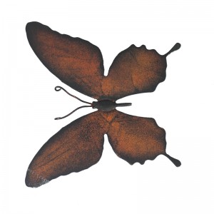 China Wholesale Metal Wall Art Kohls Factories - Large Laser Cut Butterfly Rusty Retro  Wall Decor – Flying Sparks