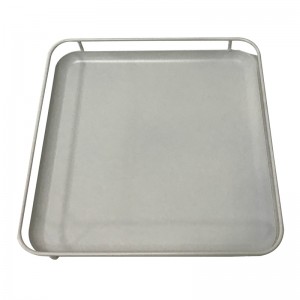 Factory Wholesale Customized Square Metal Serving Tray for Food or Drink