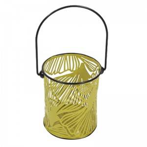 Indoor Outdoor Rustic metal Candle Hurricane Lantern For Table Top Or Wall Hanging Display