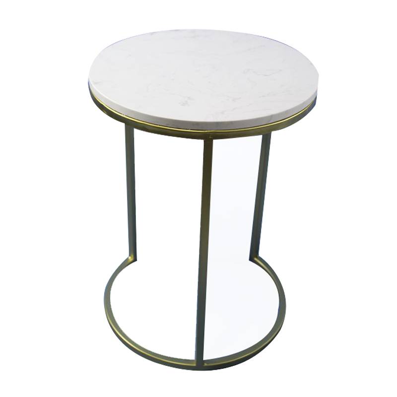 Factory Fashion Iron Modern Living Room Metal Marble Top Coffee Table Tea Table Featured Image