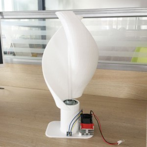 Daftar Harga Turbin Angin Grosir 10kw - mainan generator angin vertikal dengan Lampu LED untuk kelas energi baru – Flyt