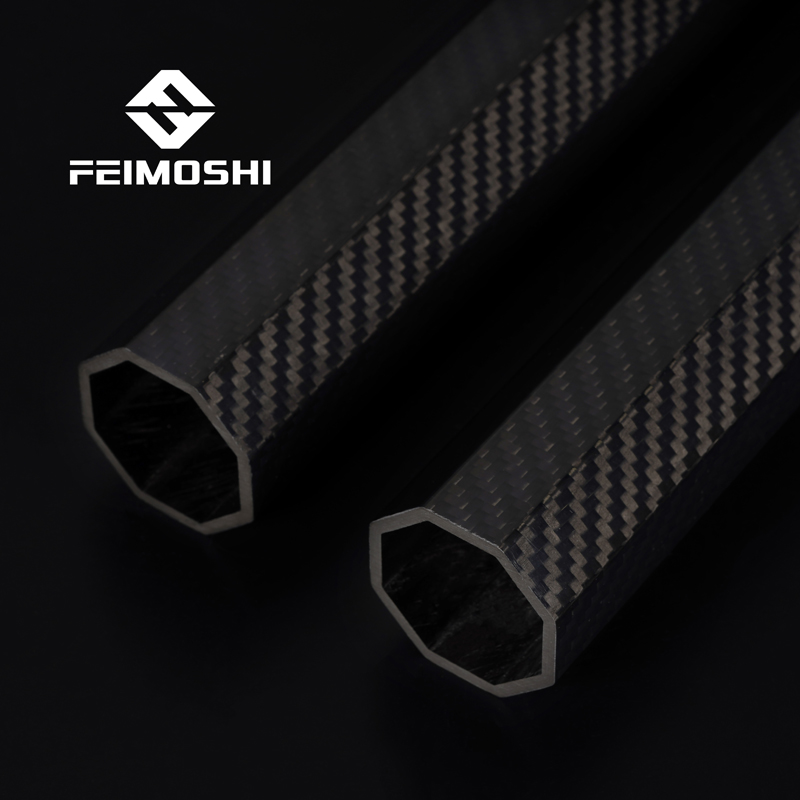 3K Carbon fiber Octagon tube square boom for handguard Featured Image