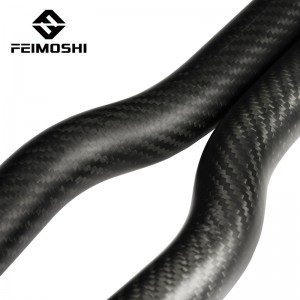 curved 3k full carbon fiber tubes