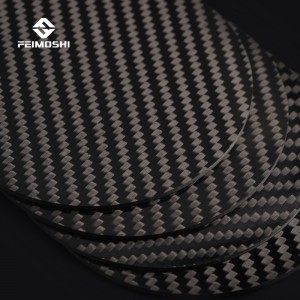 Plain weave inopenya kana matte carbon fiber sheet