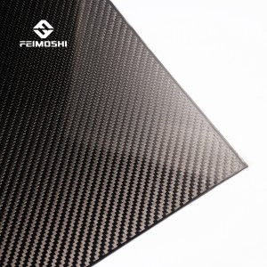0.3мм-30мм зузаантай захиалгат 3K 100% карбон файбер ламинатан хуудас хавтан