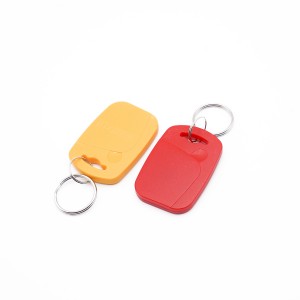 RFID Keyfob ABS Keyfob, ტყავის Keyfob მორგებული ფორმის და ფერის