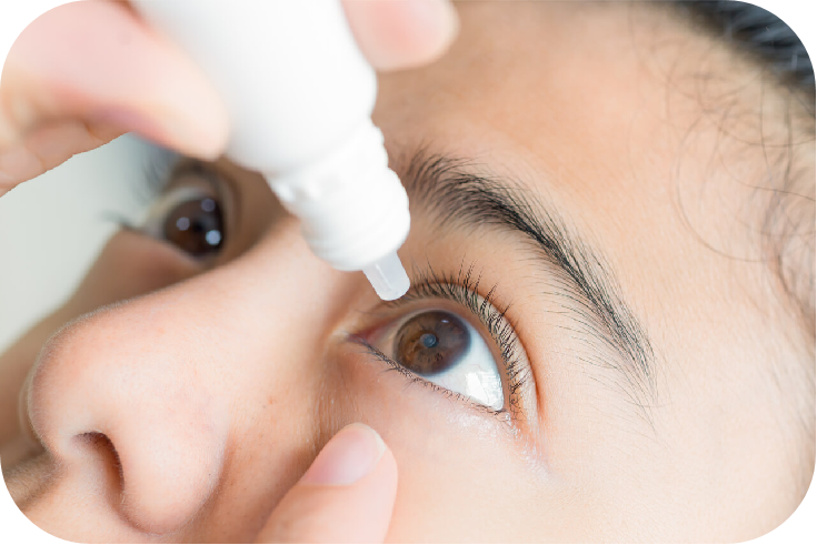 Wyróżnione zdjęcie – krople do oczu zawierające kwas hialuronowy