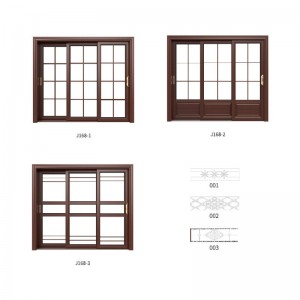 FOEN Smart Window System 5-FOEN J168 තුනක් සම්බන්ධක ස්ලයිඩින් දොර