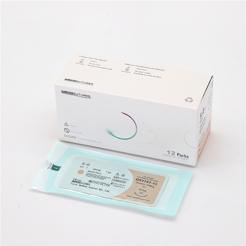 Sterile Monofilament Absoroable Polyglecaprone 25 Sutures With or Without Needle WEGO-PGCL Featured Image