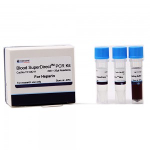 Darah SuperDirectᵀᴹ PCR Kit-Heparin Darah Langsung PCR Master Campuran kanggo Genotipe Getih