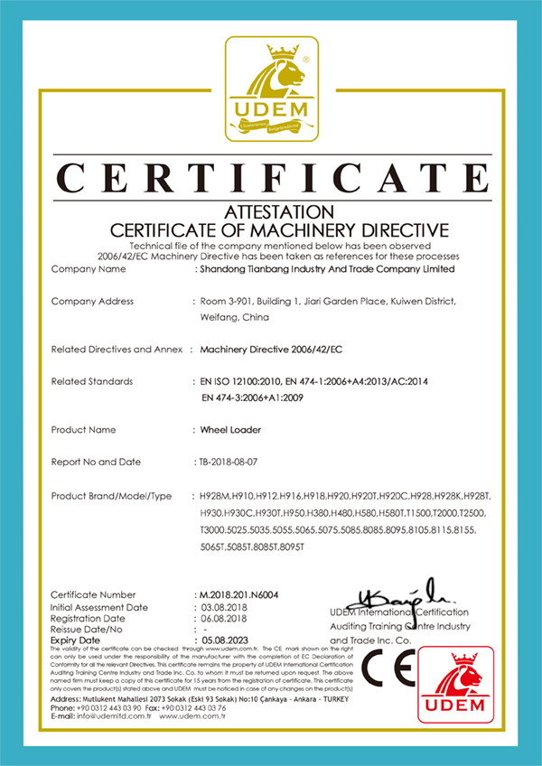 FORLOAD дугуйт ачигч-CE-сертификат-280px-300px