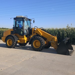 H928T telescopic wheel loader with quick couple forks and 4in1 bucket
