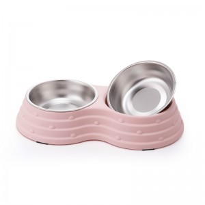 Peanuts Ob Chav Stainless-Steel Dog Bowls Detachable Pet Bowls