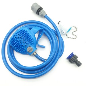 Pet Shower Sprayer နှင့် Scrubber All-in-One