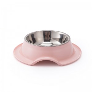 စက်ရုံမှပေးဝေသော Anti-Spill Dog Bowls Stainless Steel Cat Bowls