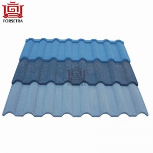 Hangzhou tata Steel Roof Sheet Price 0.4mm Color Stone Coated Roof Tile Per Sheet Price