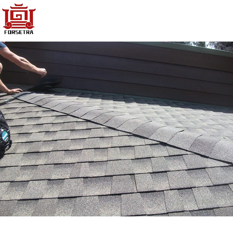 Mosaic design best quality fiberglass Asphalt Shingle roofing tile hot sale for Nepal villa